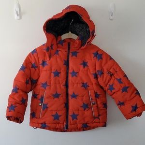 Mini Boden Toddler Hooded Coat 2/3 Yrs